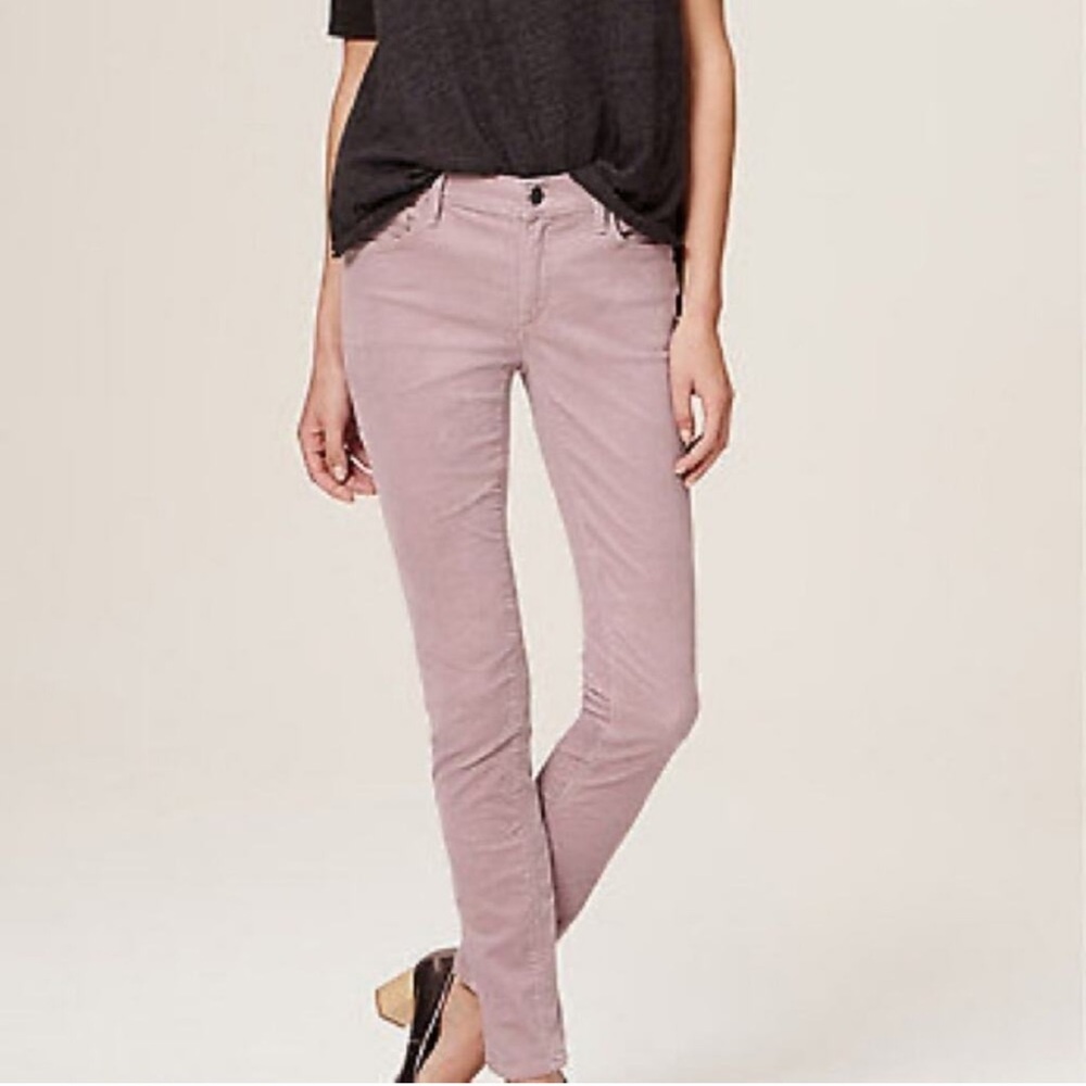 LOFT Mauve Skinny Pants